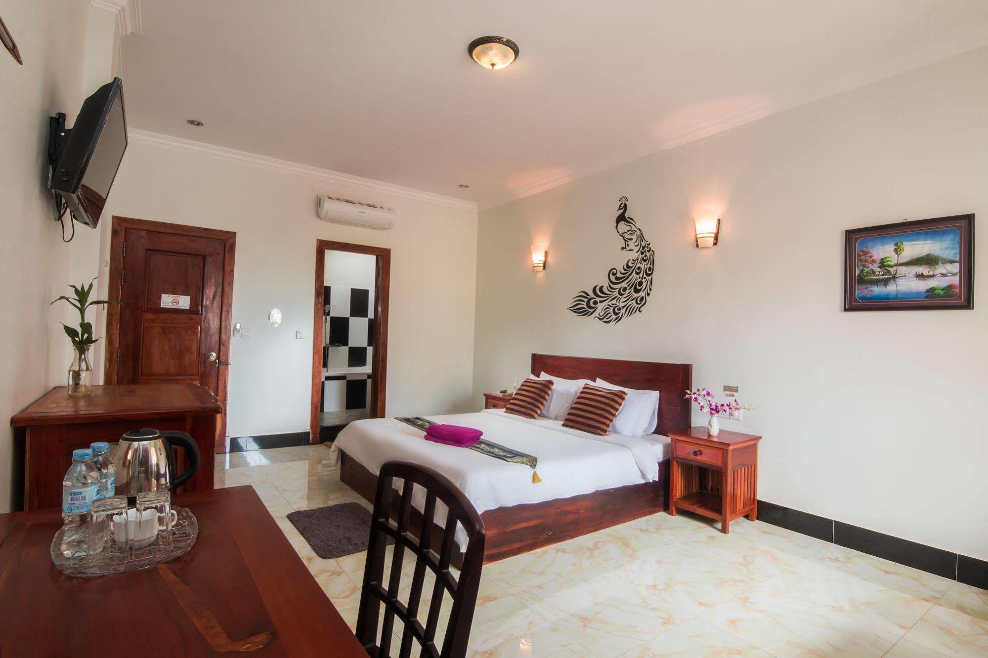 Angkor Udom Guesthouse Ciudad de Siem Riep Exterior foto