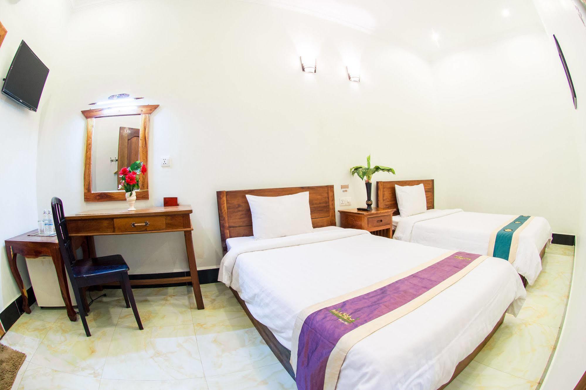 Angkor Udom Guesthouse Ciudad de Siem Riep Exterior foto